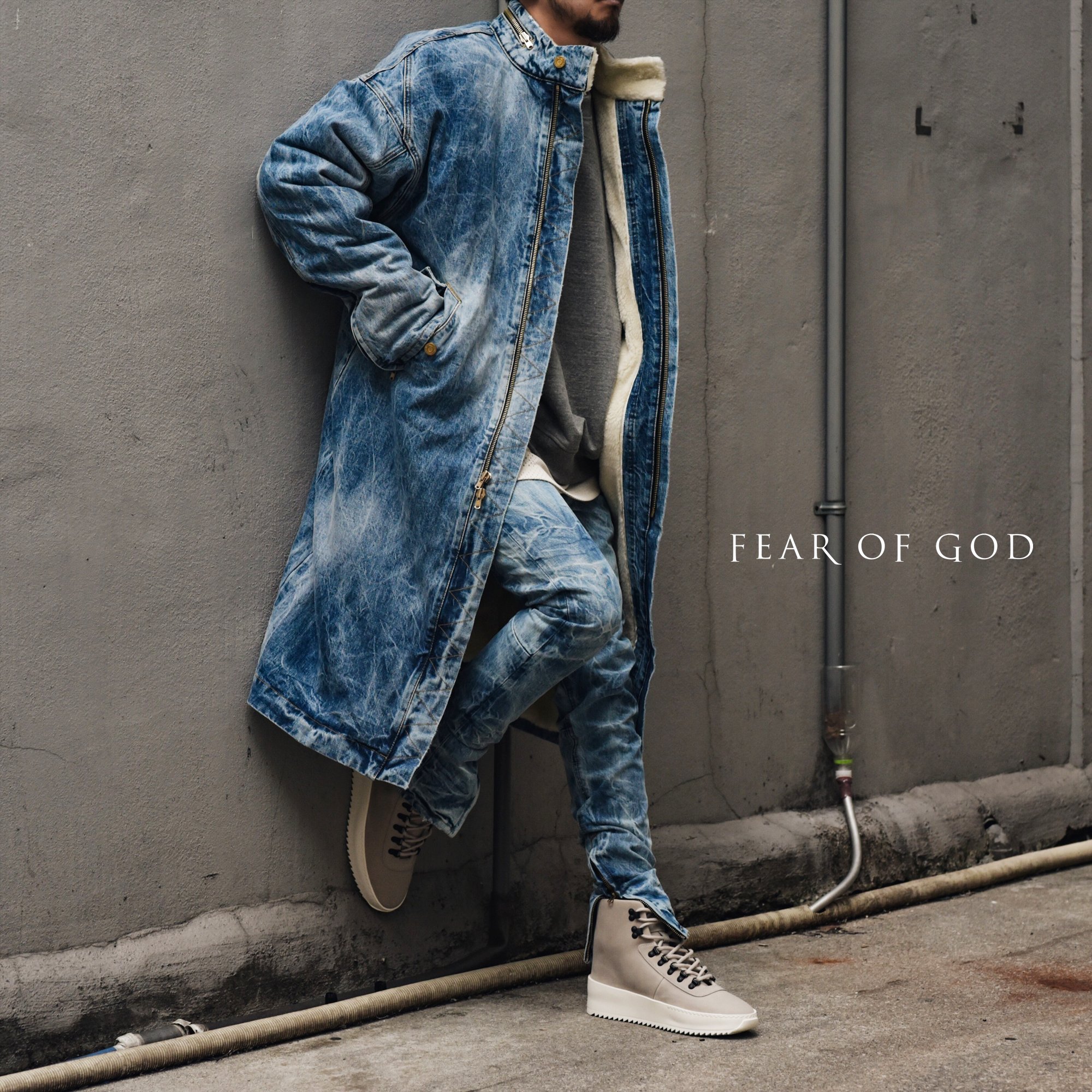 クーポンで半額☆2280円! Fear Of God ボアデニムコート | ochge.org
