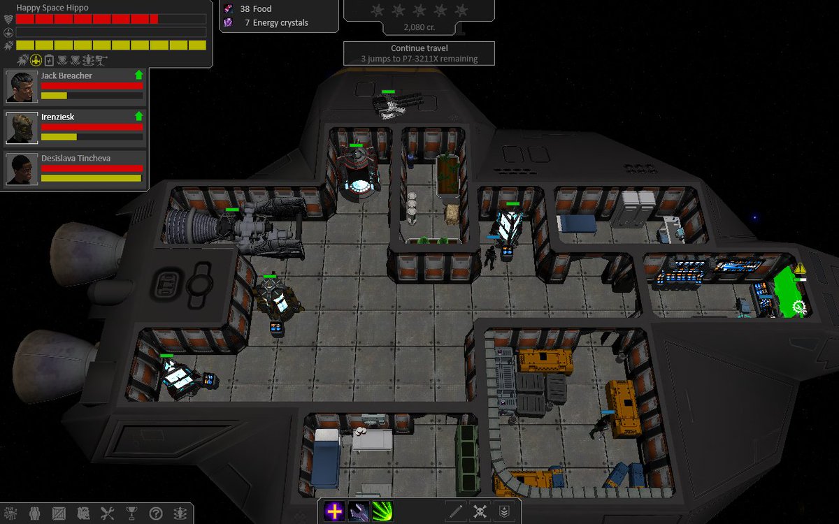 GameDevAlien's tweet image. Next week's content update will bring object highlighting, lootable enemies, dinosaurs, a new planetary mission, a new skill, four new items and improvements. Artists are workin also on new spaceships.

#screenshotsaturday #GameDevelopemnt #indiegames #gamedev #EarlyAccess