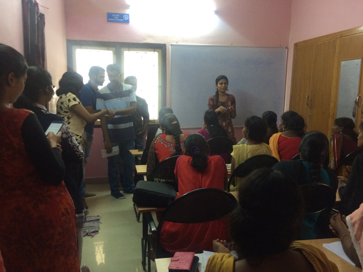 hanishamoorjani's tweet photo. #SGGSC volunteers time and #SparkSocialChange to
motivate beneficiaries at #Samarthanam trust for the disabled #CSR https://t.co/WRxkAyP222