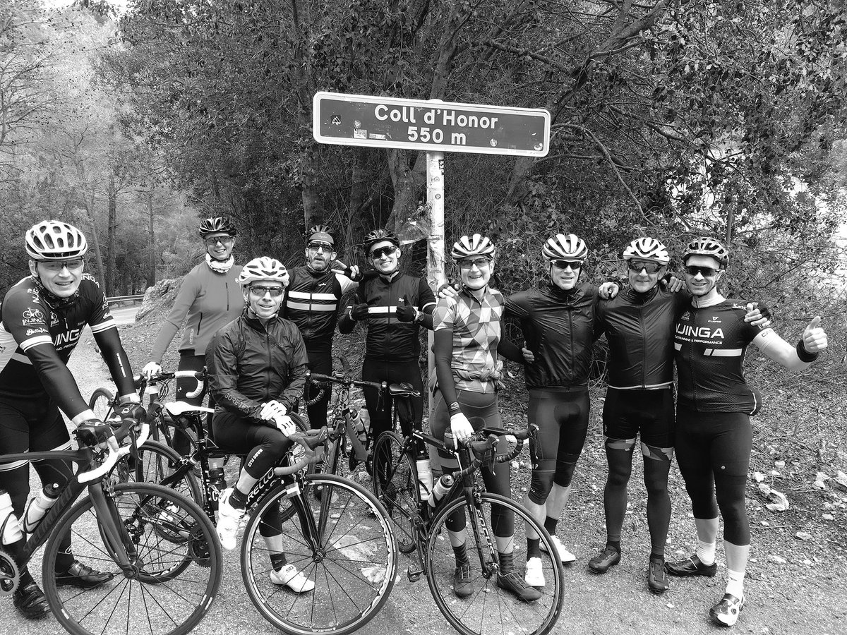 NjingaCycling's tweet photo. Nothing beats winter training in Mallorca! Day 1 yesterday #trainsmart #orient #climb #colldhonor https://t.co/2S14MWaOB7