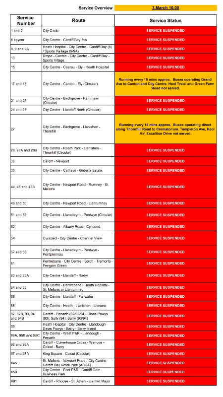 Cardiffbus's tweet image. Good news ❄❄. After a sterling effort by our team, limited services are commencing on the 17/18 and 27. Services will be confined to main roads only. Please wrap up warm and be patient - our drivers will need to proceed with extreme caution. 🚍🚍☃☃