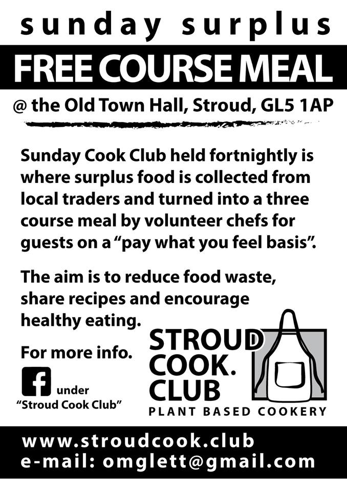 Cotswold_Social's tweet photo. I absolutely love this initiative in #Stroud. Using surplus food to create a 'free' course meal and 'pay what you feel'. @foodcycle #SurplusSunday #FoodCycle #community https://t.co/3xf5wF95gc