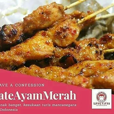 Dodi_Hercandra's tweet photo. Ayo dukung Sate Ratu untuk mengikuti festival jajanan Bango 2018. 

Ini sate luarbiasa enak. Nagih pokonya...

#PenerusWarisanKuliner #BANGO1750 https://t.co/xU3MfYoBBC