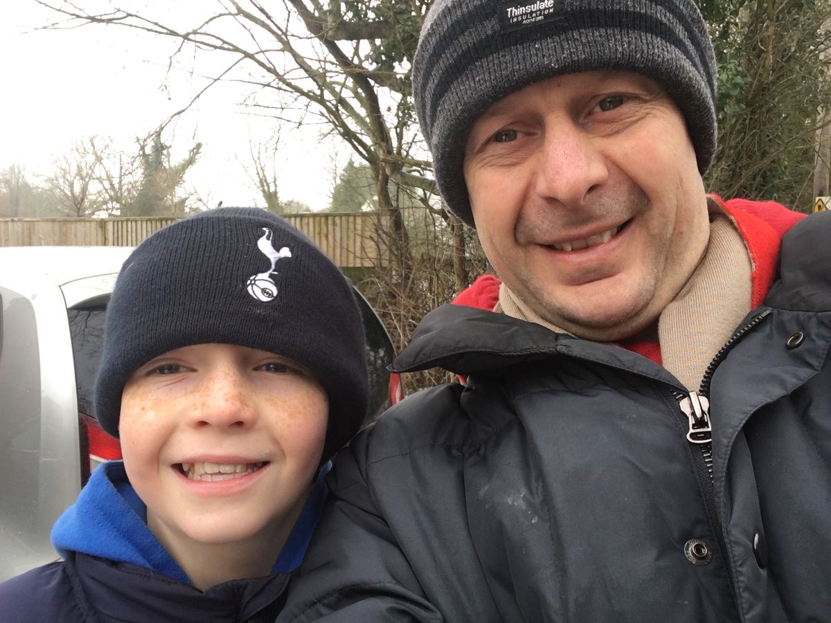 Big day out.. First football match with Daniel Chapman.. #tottenhamhotspur #spurs #boys