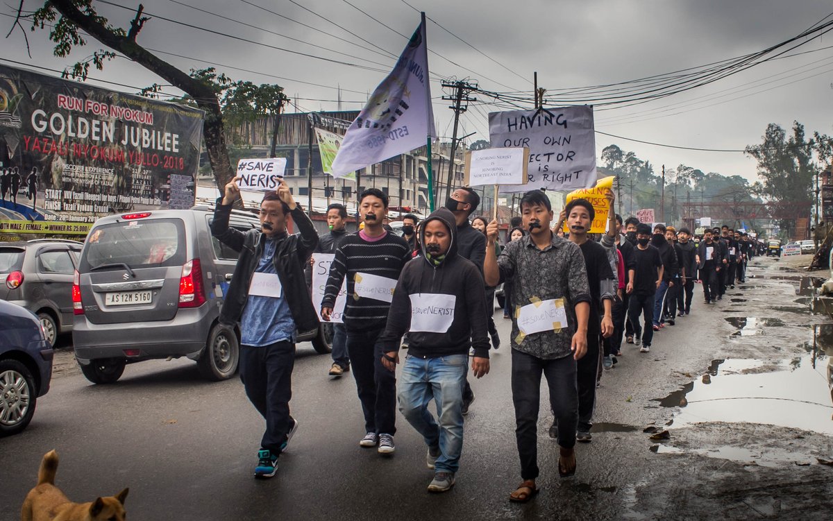 TGumsar's tweet photo. 5th day of the strike #saveNERIST @PMOIndia @PrakashJavdekar @KirenRijiju @theQuint @timesofindia @HRDMinistry https://t.co/mSpG5jqZar