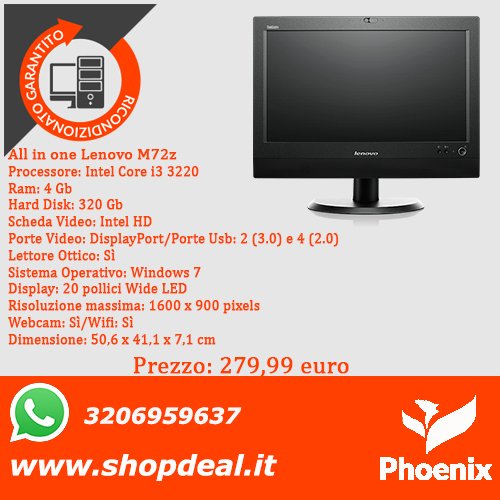 Shopdealpc's tweet photo. Buongiorno con le nostre proposte:
All in one Lenovo M72z a 279,99 euro ✅ per altre info https://t.co/1SiiHHGq4v
All in one Pegatron Dubai Touch a 399,99 euro ✅ per altre info https://t.co/fpl90wqoRH Solo da noi 😉 #shopdeal #allinone #deals #offerta #angri #italia https://t.co/wTHMwt7i05