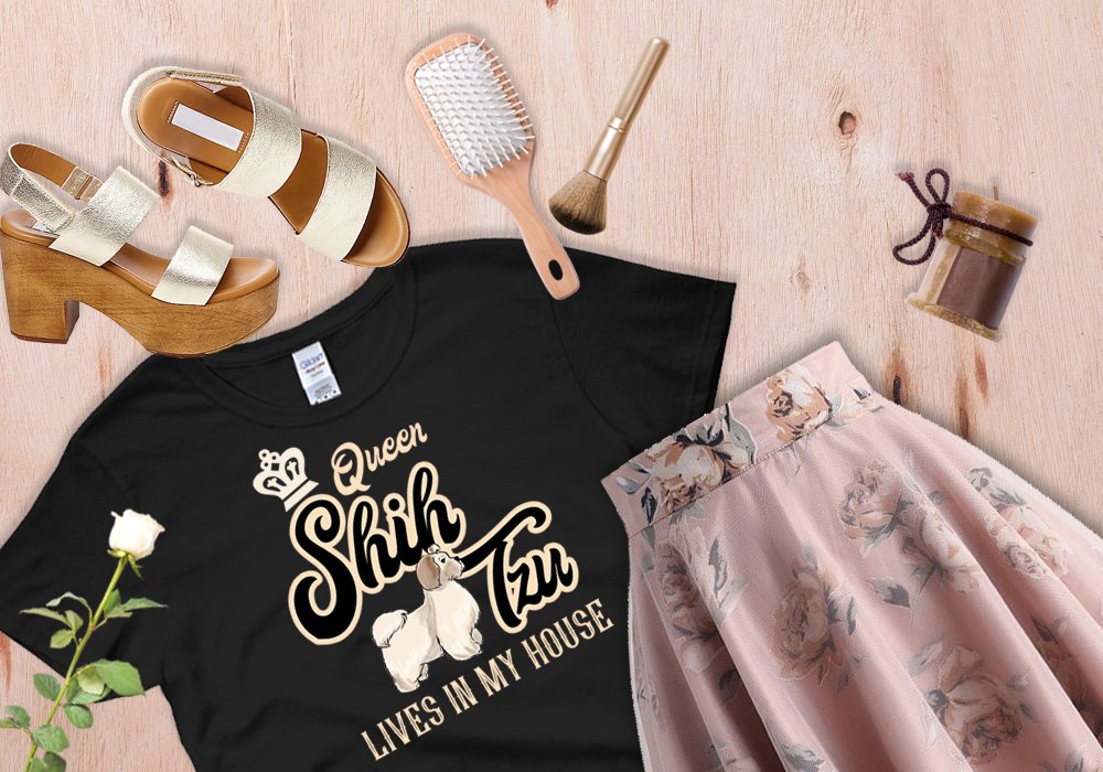 girlspooches's tweet photo. Does your Shih Tzu rule your house? 🐾😅💓 Free shipping for all the Shih Tzu moms!!  Grab your tee now! Limited edition! King Shih Tzu available too. https://t.co/peaHuoP5wi #shihtzulove #loveshihtzu #shihtzupuppy #shihtzulovers #shihtzudog #girlswithpooches https://t.co/M0SmUYcOxF