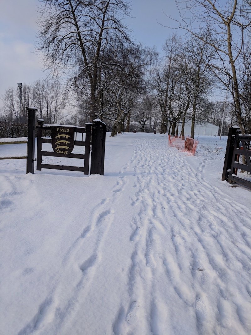 It was starting to get dark at Gilwell Park last night &amp; a member of our staff team followed some mysterious snow tracks into the woods. They came back petrified with their T-shirt missing...
.
To be continued...
.
#scarefest2018 #iscoutscared #iscout #ukscouting #gilwell
