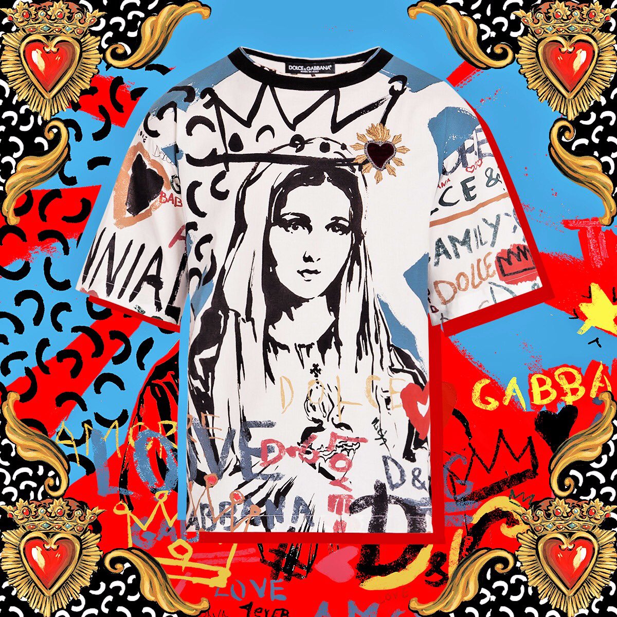 Dolce Gabbana Virgin Mary Shirt