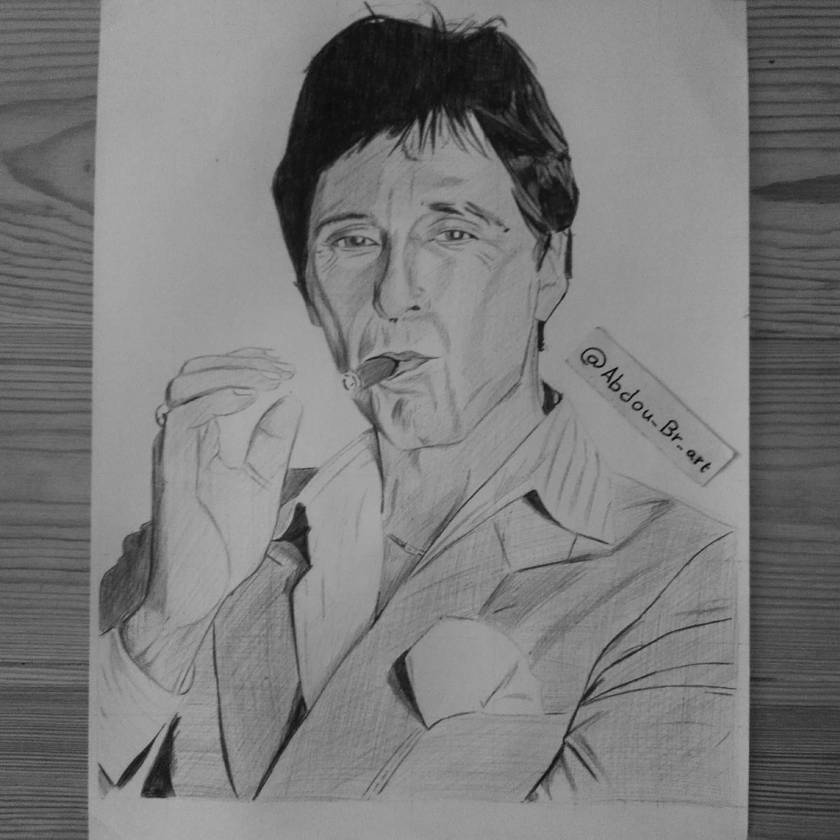 Featured image of post How To Draw Scarface This is a pencil drawing so no color but use dark and light shades where necessary