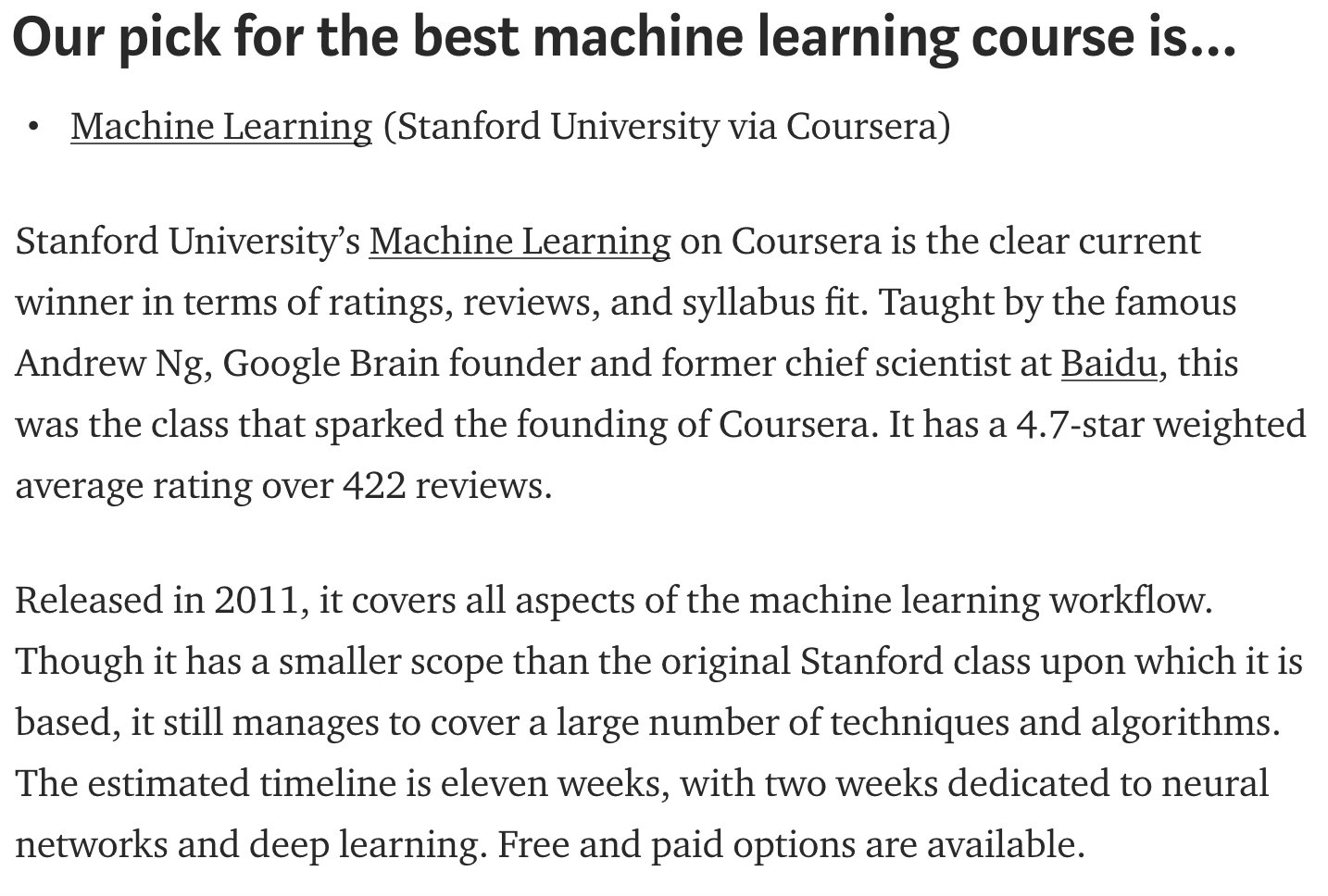 mit machine learning course