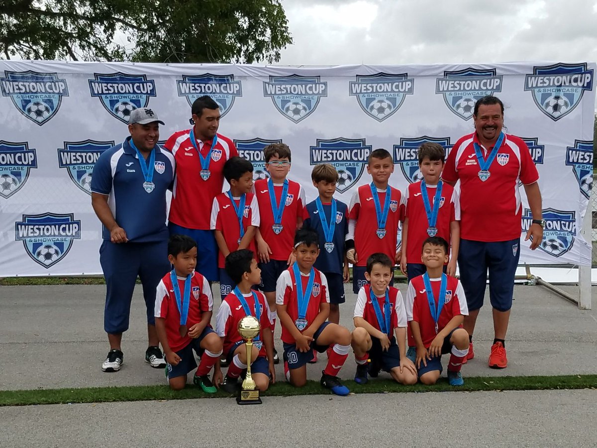 ITSSTalent's tweet photo. Congratulations ITSS U10 - Champions at Weston Cup Tournament February 2018

Felicitaciones ITSS U10 - Campeones del Torneo Weston Cup Febrero 2018 https://t.co/3lCGLtCKVS