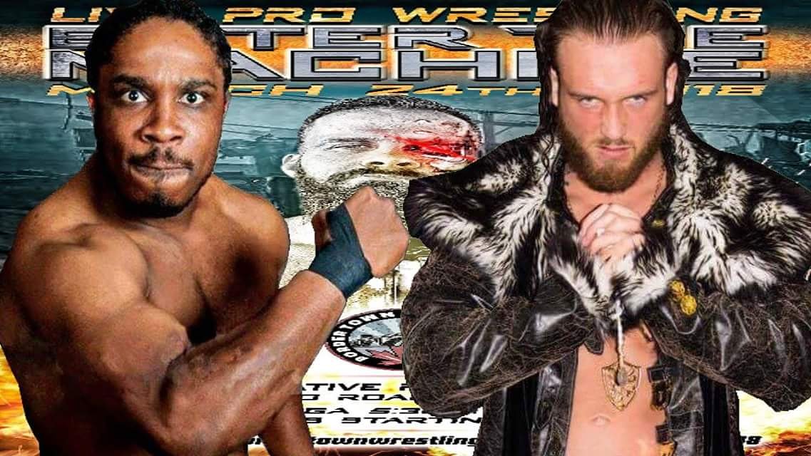 BTProWrestling's tweet image. @Check_M8 vs @masonwrestling #March24 #EnterTheMachine #JayBirdDigitalArt #GiantFM #BorderTownProWrestling