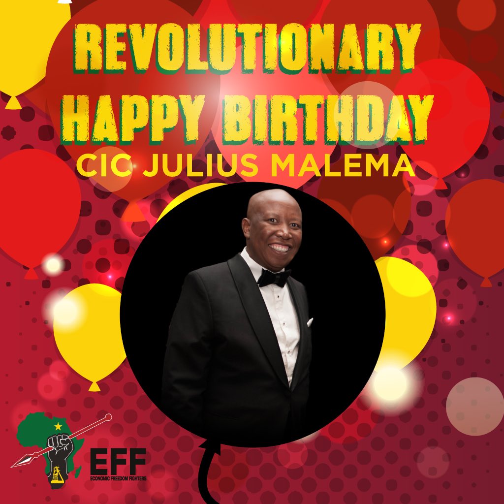 I\m a Kaizer Chiefs fan, but im Glad my leader CIC Julius Malema is happy on his birthday 