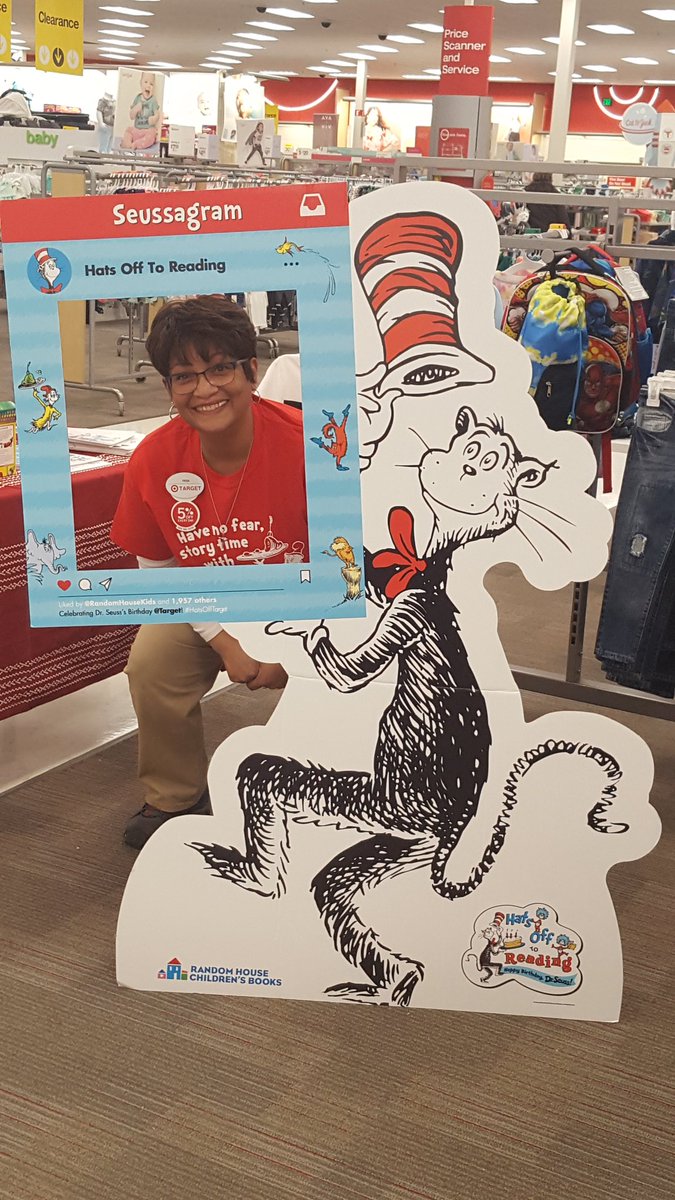 MorganO1970's tweet photo. #HatsOffTarget ready for Dr. SEUSS @ 1970 https://t.co/nVS00hDTTS