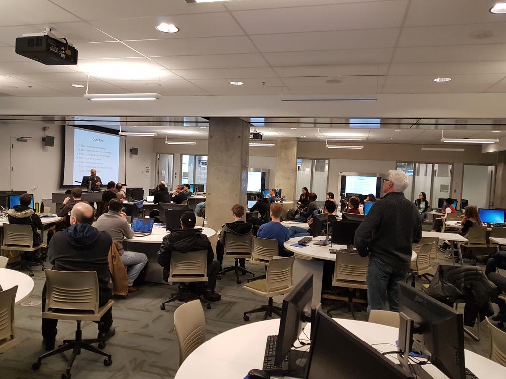 GenaRotstein's tweet image. Calgarians are a HEARTY bunch. 70 people braved the snow for a day of coding and #CivicEngagement as part of @CivicTechYYC #CodeAcross