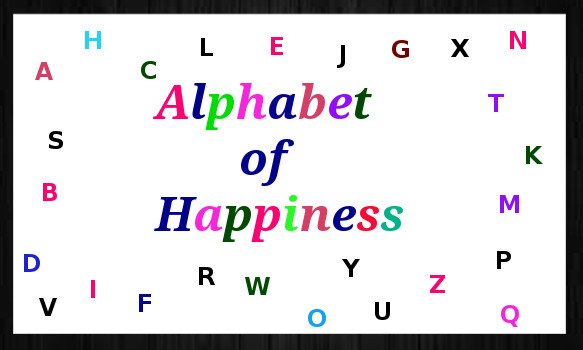 Alphabet of Happiness #Motivation #Happiness motivation.thequotes.net/alphabet-of-ha…