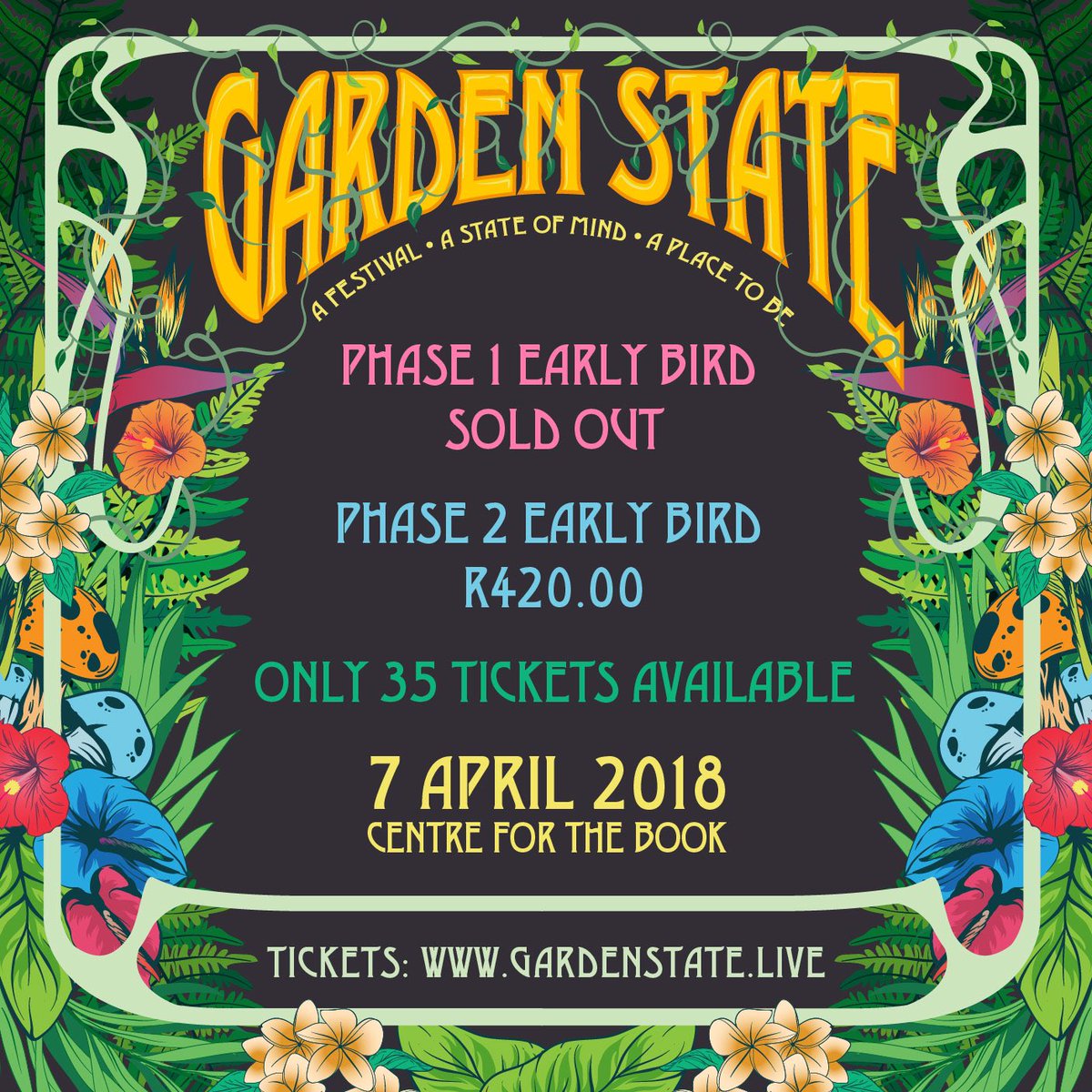 gardenstatelive's tweet image. Last chance Early Birders! 2nd Phase Early Bird at #420. 35 of you can get your  hands on these. 🌈🦋