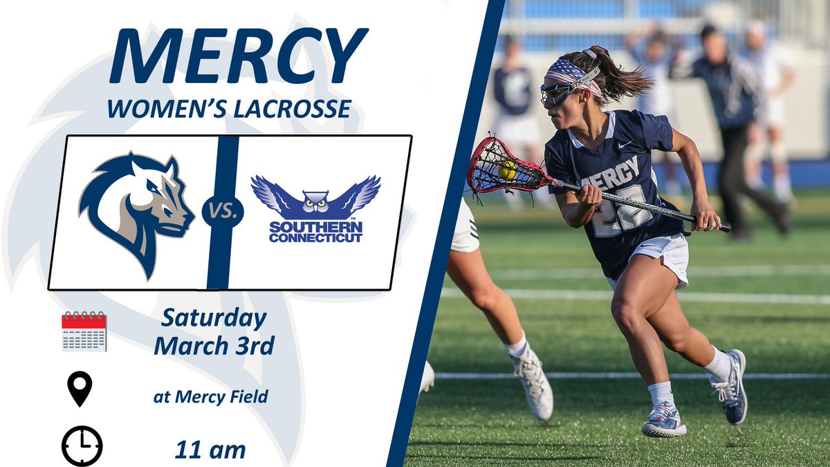 GAME DAY! No. 10/11 <a href="/MercyWLAX/">MercyWLAX</a> hosts <a href="/SCSU_Owls/">SCSU Athletics</a> at 11 am looking to improve to 4-0 on year. <a href="/PeteRuf12/">Pete Ruf</a> @lohudinsider