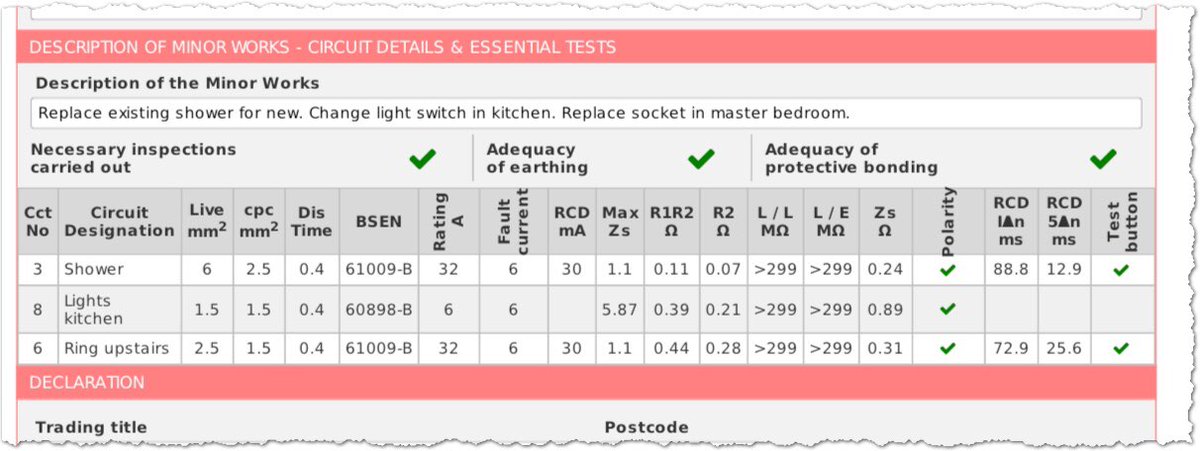 electraform's tweet image. Use electraform‘s Multi Item Minor Works Certificate to certify multiple remedial repairs at the same location. #electraform