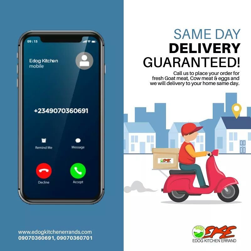 edogkitchen's tweet photo. @shanelly1 @muyiwa3d Let's take the stress off you!

Call us to order for fresh Goat meat, Cow meat and eggs, and we will deliver to your home or office the same day.

ORDER HERE>>> 09070360691, 0907036070

Or whatsApp us: https://t.co/tDl8EWCw01

>>>https://t.co/Ny0ZPOr1wg
#EDOGKITCHEN, #EDOGFRESH https://t.co/SM188P7u0G