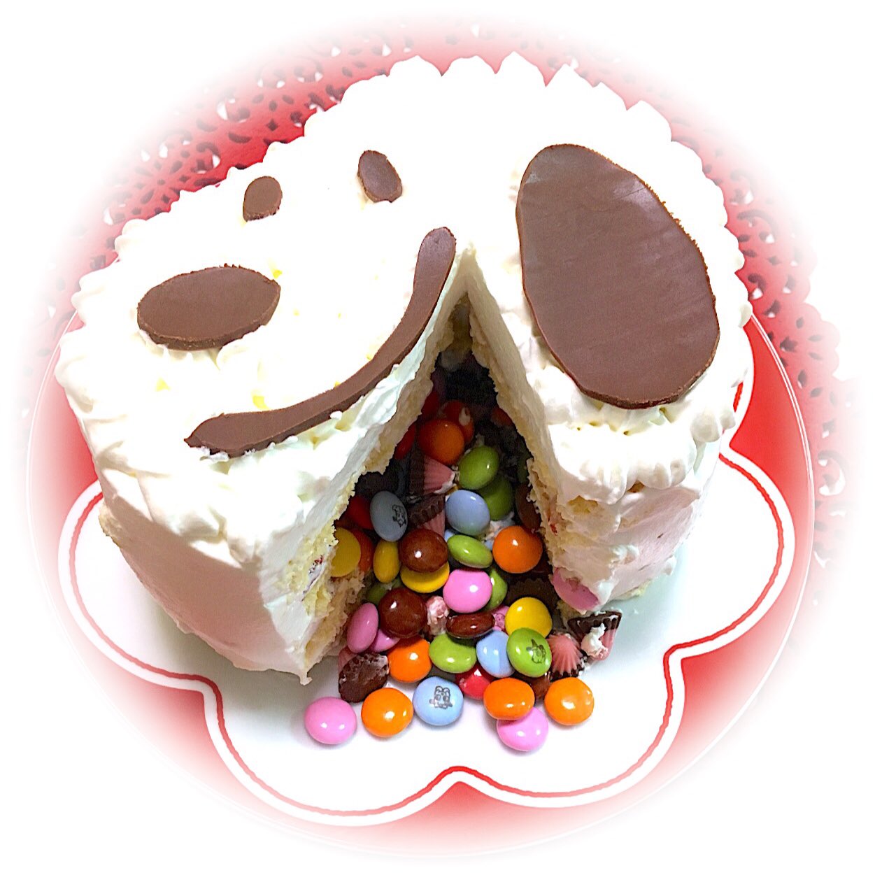 犬 スヌーピー ケーキ かくれんぼケーキ ギミックケーキ ピニャータケーキ マーブルチョコ アポロ ひな祭り 犬 スヌーピー ケーキ かくれんぼケーキ ギミックケーキ ピニャータケーキ マーブルチョコ アポロ ひな祭り