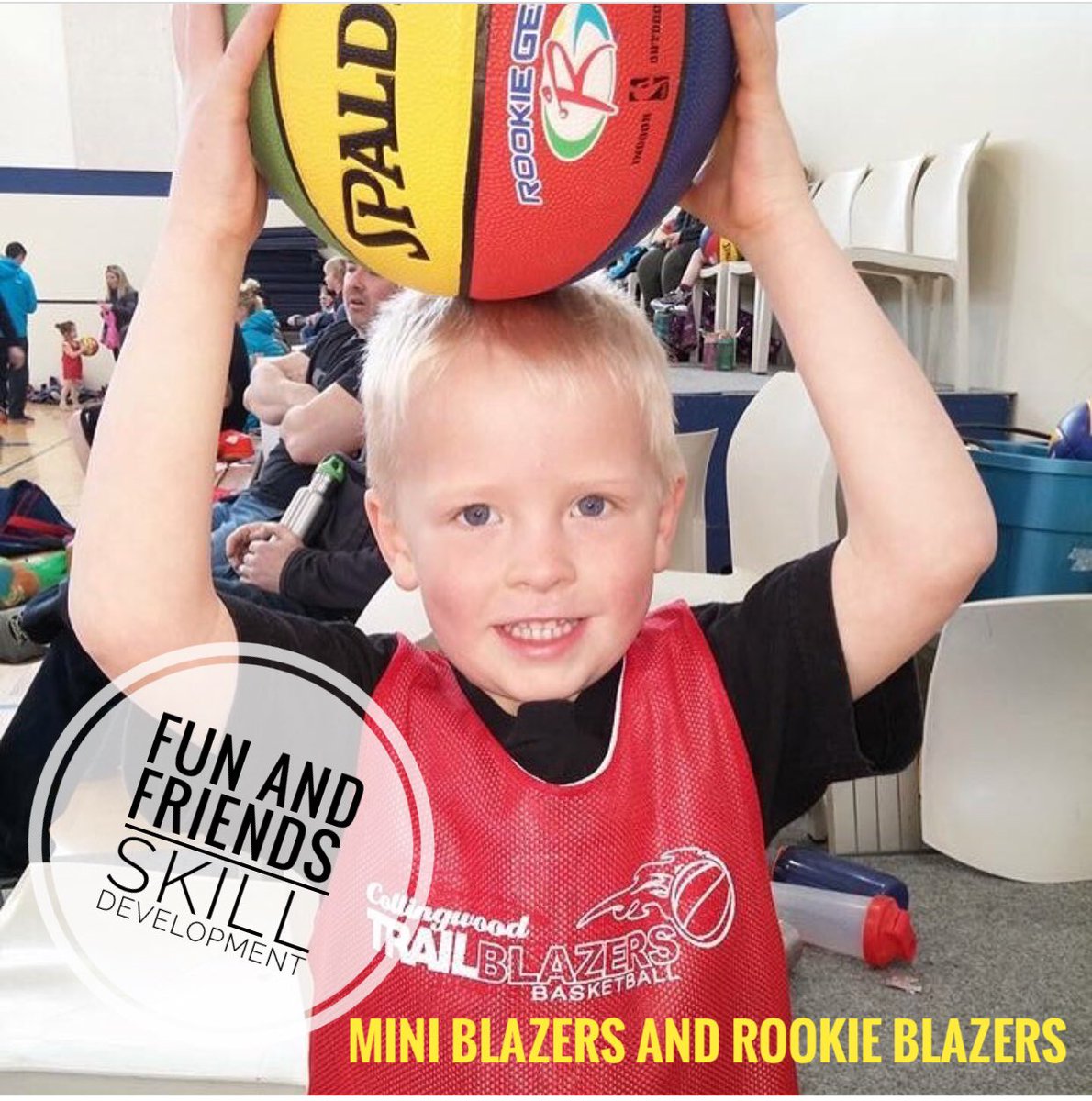 Awesome programs for our littlest ballers! 🏀 Our Mini Blazers program is for children born in 2013/14. Our Rookie Blazers program is for children born in 2011/2012. Our website has more info: collingwoodtrailblazers.ca