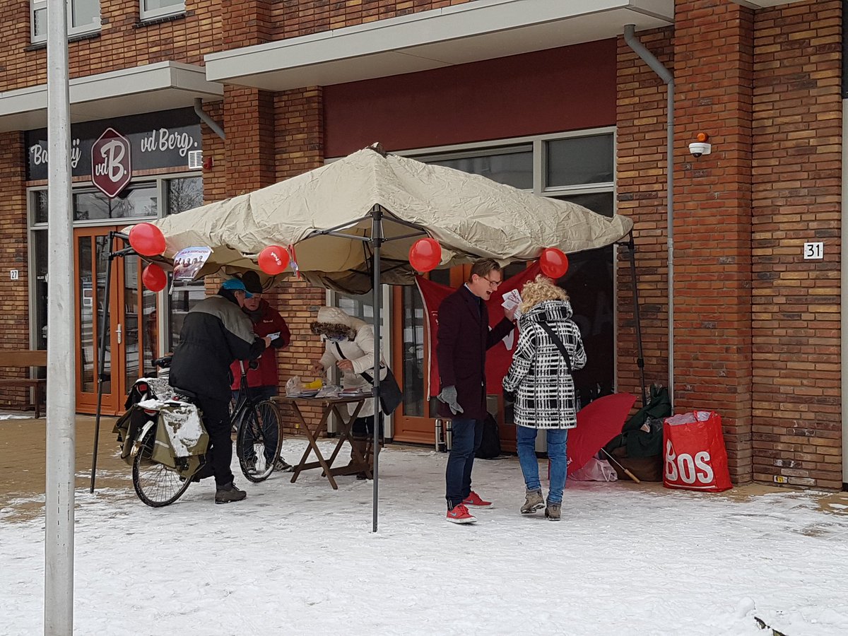 Waarom zijn verkiezingen altijd zo vroeg in voorjaar? Brrr koude campagne in Maasland #MiddenDelfland
