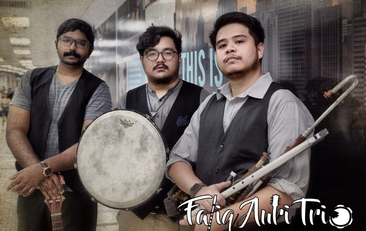 Faliq Auri Trio : L-R - Suriya Prakash, AKZ, Faliq Auri