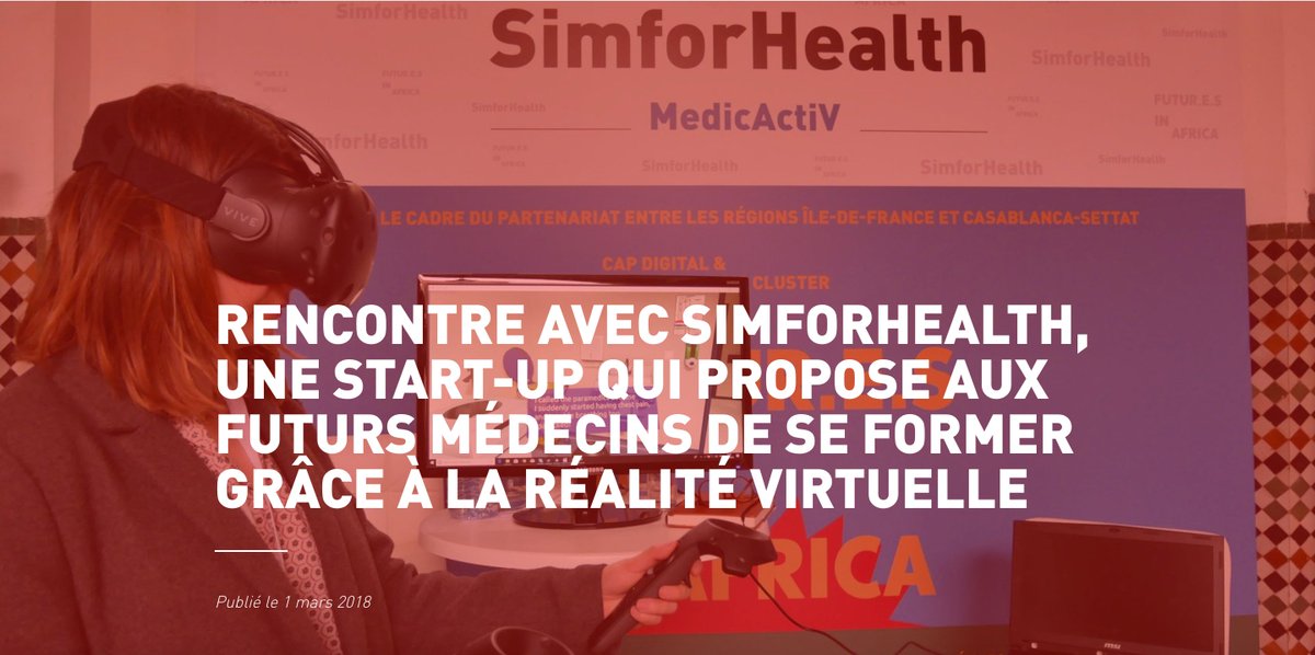 jeromeleleu's tweet photo. #futuresafrica  Merci @futuresfestival pour votre invitation et ce bel article sur @SimforHealth à Marrakech et partager notre vision pour bâtir le futur de la simulation numérique en #Sante auprès des professionnels de santé Africains  https://t.co/LQApk2rI1T #edtech #hcsmeufr https://t.co/MaPIuc4Hb4