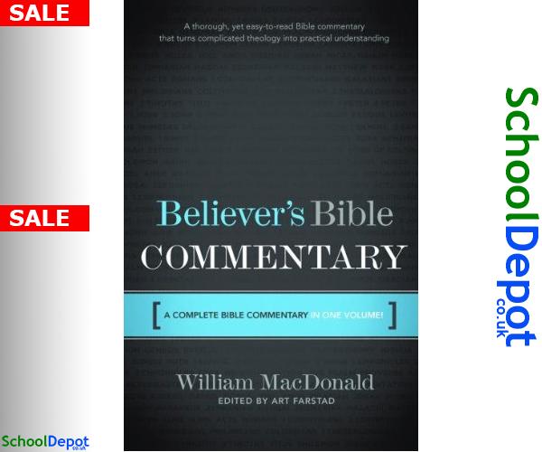 schooldepot.co.uk/B/9780840719720 Believers Bible Commentary  #WilliamMacDonald #MacDonald #William  #BelieversBibleCommen