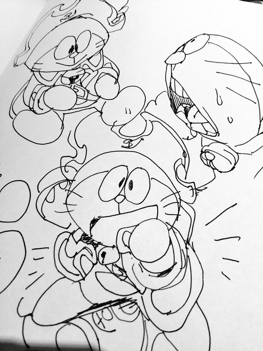 めっちゃ落書きしてしまう〜〜 