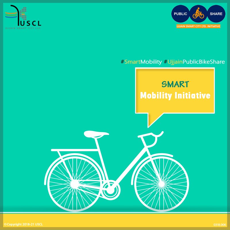 Tifflinrey's tweet photo. RT @UjjainSmartCity: T000109 #KnowYourUSCL #SmartUSCLProjects #SmartMobility #SmartInitiativesSmartUjjain #UjjainPublicBikeShare 

With this project USCL aims reduce dependency on automobiles; reduce traffic congestion, vehicle emissions, and demand for … https://t.co/275BFeBj6q
