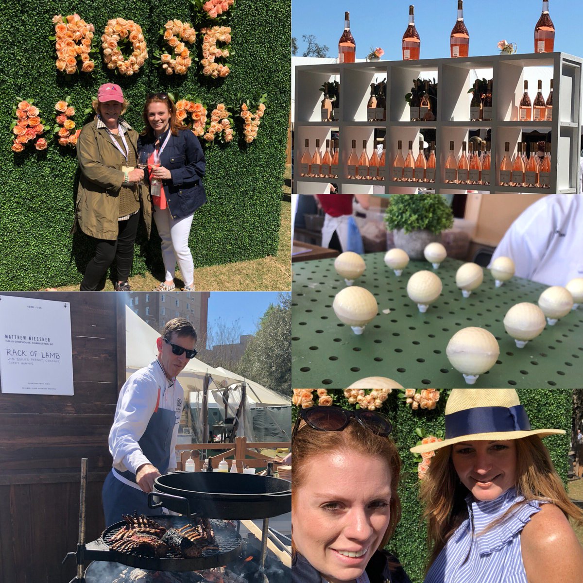 Such a fun day @chswineandfood #CulinaryVillage!! #chseats #chsfoodie #chswff #charleston #chswineandfood #roséallday #whisperingangel #roségarden #hallschophouse #lambchops