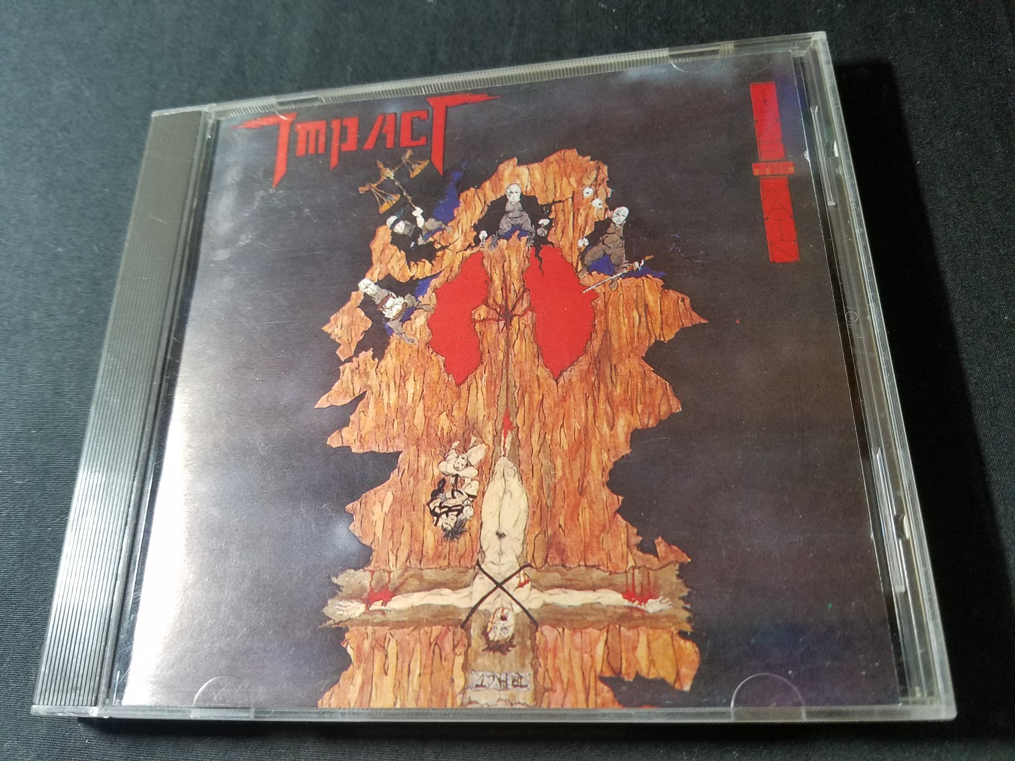 スラッシュメタル貴重盤 IMPACT take the pain