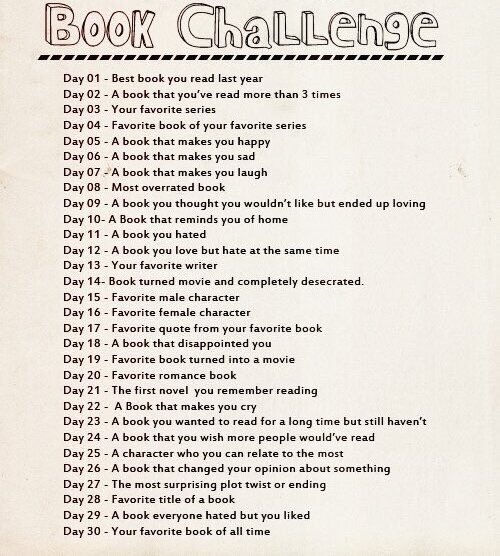 Me voy a copiar de @Martitara para ir haciendo durante el mes de marzo el #30DayBookChallenge :) ¡dentro hilo! ✨✨✨