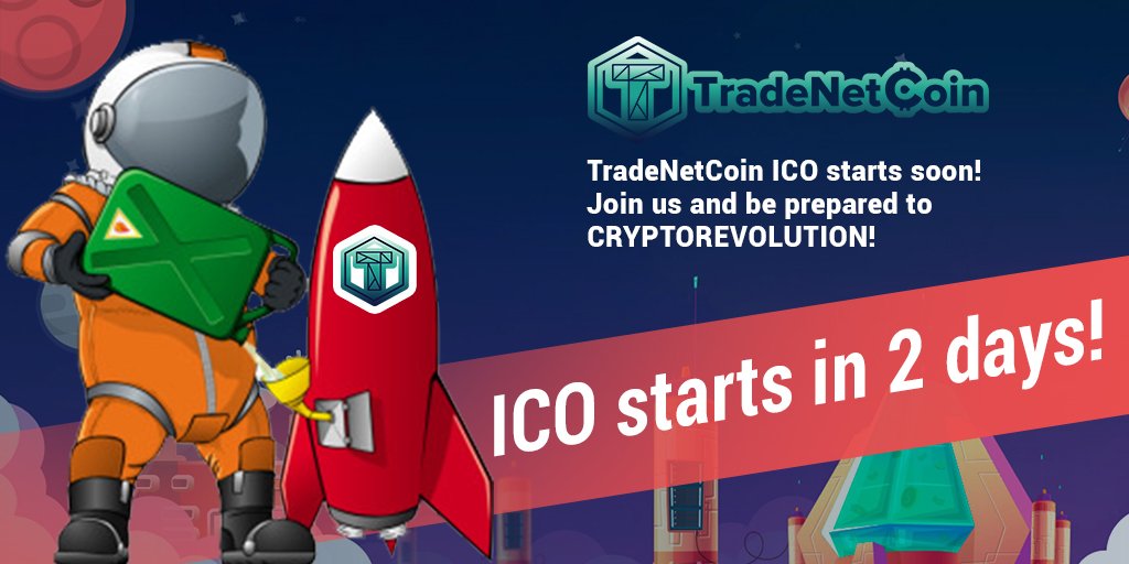 TradeNetCoin's tweet image. 🔥​​ #TradeNetCoin ICO starts in 2 days.                                                                Prepare in advance: make a deposit and follow the news in our social networks.    🚀Welcome on the board! account.tradenetcoin.io/auth/signup 🚀#ico #tokensale #joinus #crypto #money #btc
