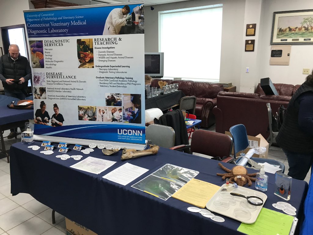 UConnExtension's tweet image. Learn about #ticktesting from CVMDL at the Horse Symposium in Storrs today. #ticks #LymeDisease #veterinarian #diagnosticlab