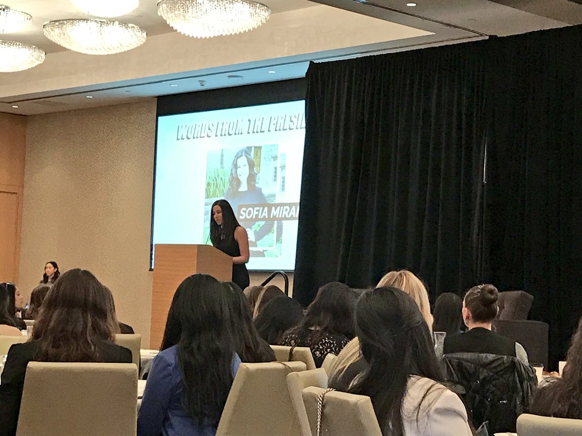 RCWIB's tweet photo. WLS off to a great start with RCWIB’s president Sofia Miranda! Check twitter, Snapchat, and instagram for live updates!  👻: rcwib  📸: rcwib https://t.co/d7mTnRwjdz