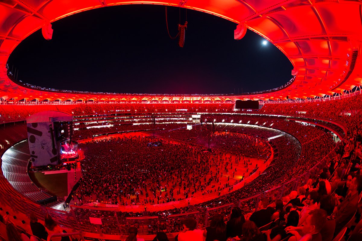 OptusStadium's tweet image. Well, it's fair to say the man backed it up again tonight. 

What a show! 

The second and final show at #OptusStadium, all we can say is THANK YOU ED!
