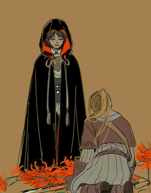 「cloak hood」 illustration images(Oldest)