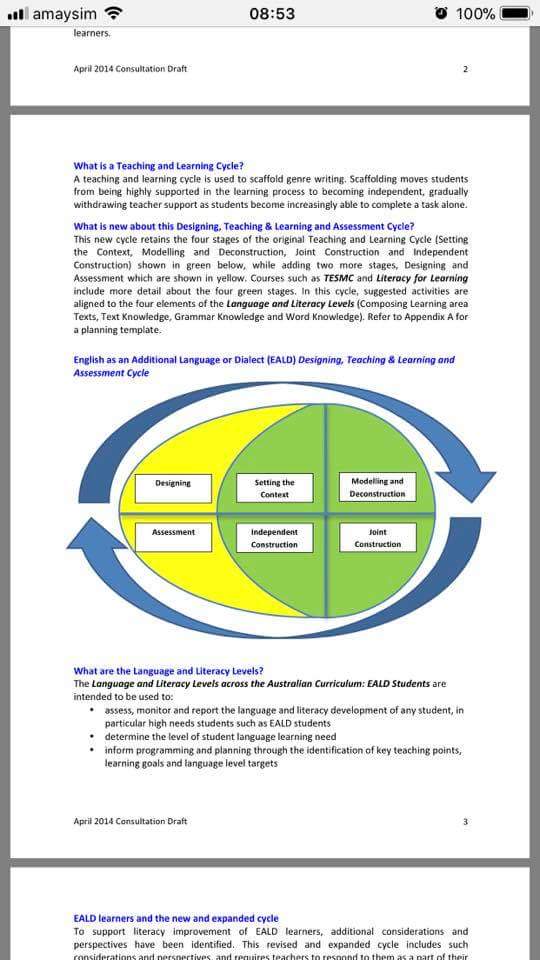 olgaj58's tweet photo. Designing, Teaching &amp; Learning, and Assessment Cycle #EAL #ESL #ELLs #Wechat #ellchat #ellsworld #ells #ELLs #Educational #languagelearning #WritingPrompt #writingcycle https://t.co/0PW8PFOaZd