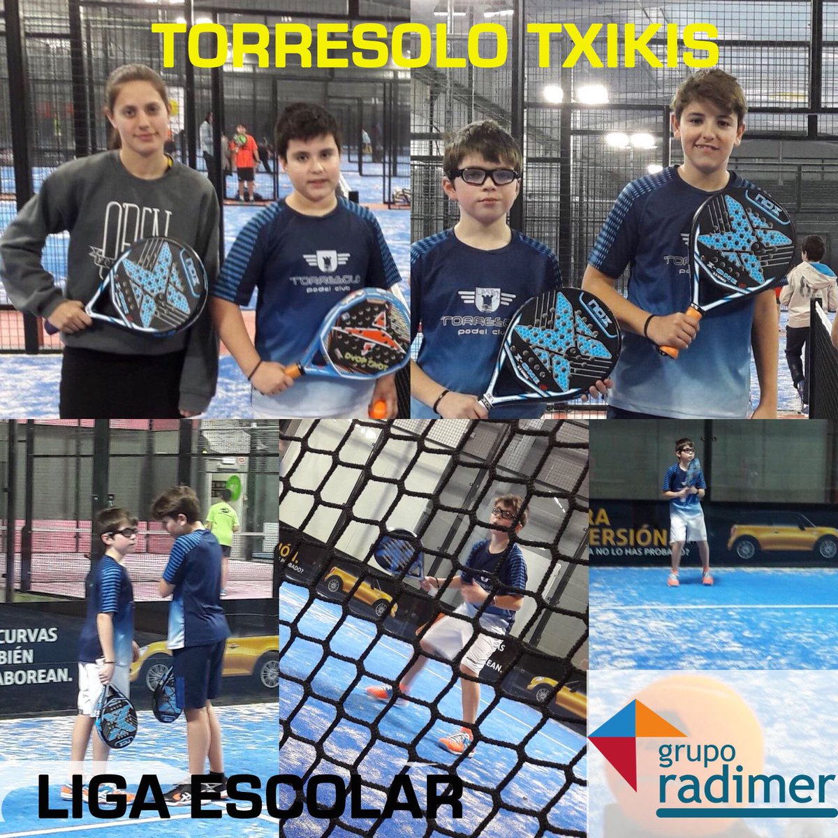 torresolopadel's tweet photo. Tarde #Torresolo en el #PIC Nuestros txikis infantiles en una jornada más de la Liga de Menores por equipos. #padel #Leioa #federacionbizkainapadel Gracias Grupo #Radimer🎾💪 https://t.co/s37K0QvcC4