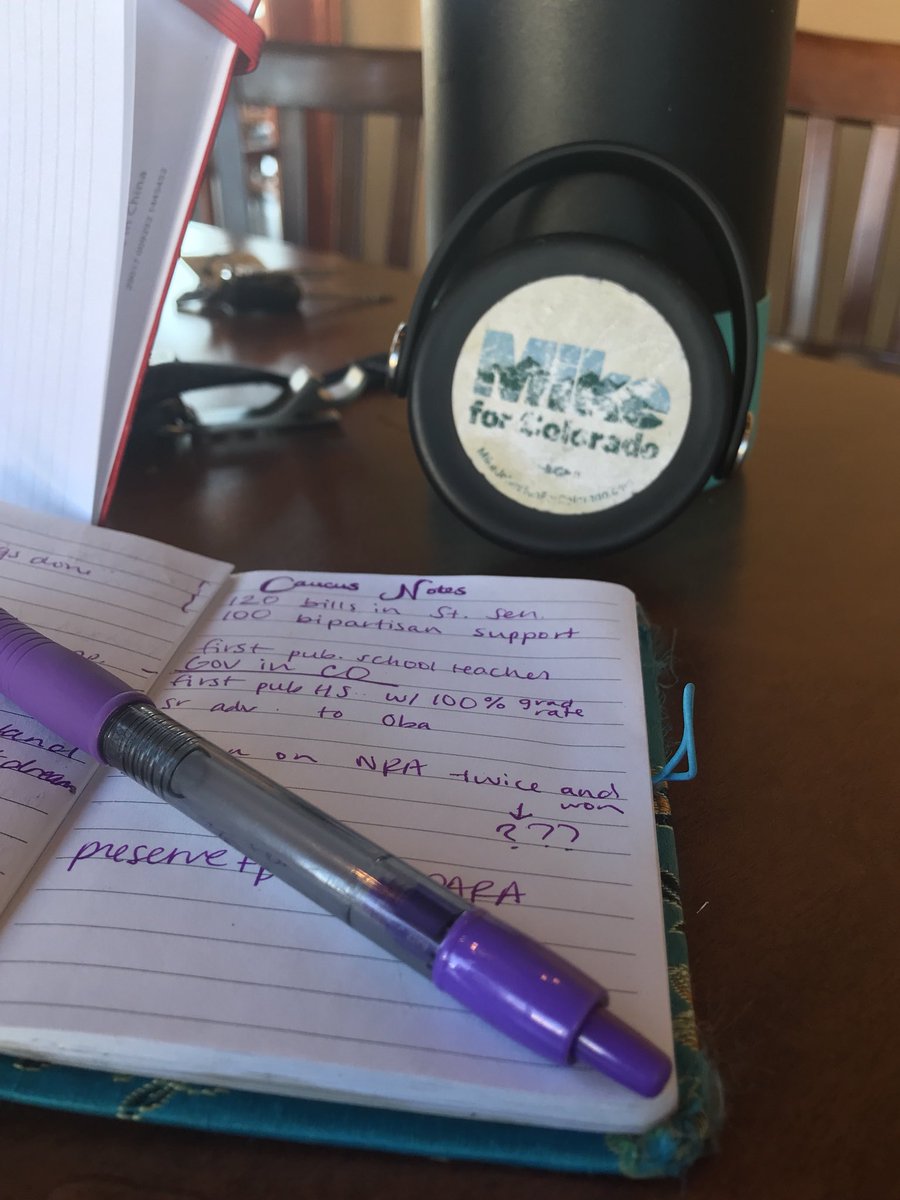 Rams4Mike's tweet photo. Getting ready for the governor’s panel! Will we see you there? (There’s still 40 tickets left!) #Mike4CO #Rams4Mike #FortCollins4Progress https://t.co/twExN5DjGh