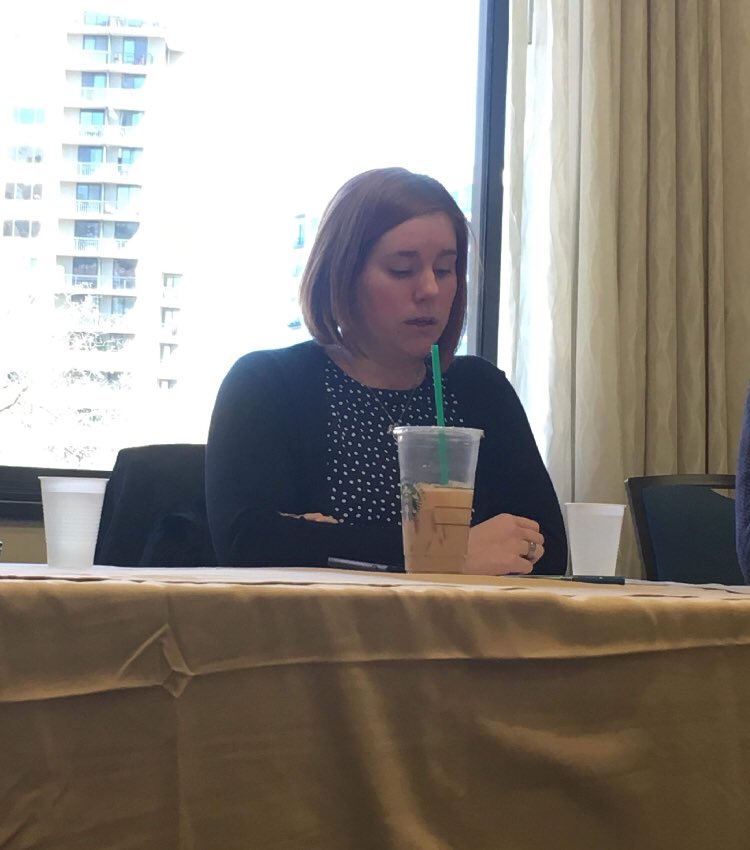 StudyReligion's tweet photo. @AndieRay helped REL with many of its early social media initiatives—and now she’s doing a PhD at @EmoryUniversity #SECSOR2018 https://t.co/PdpLM0LYSk