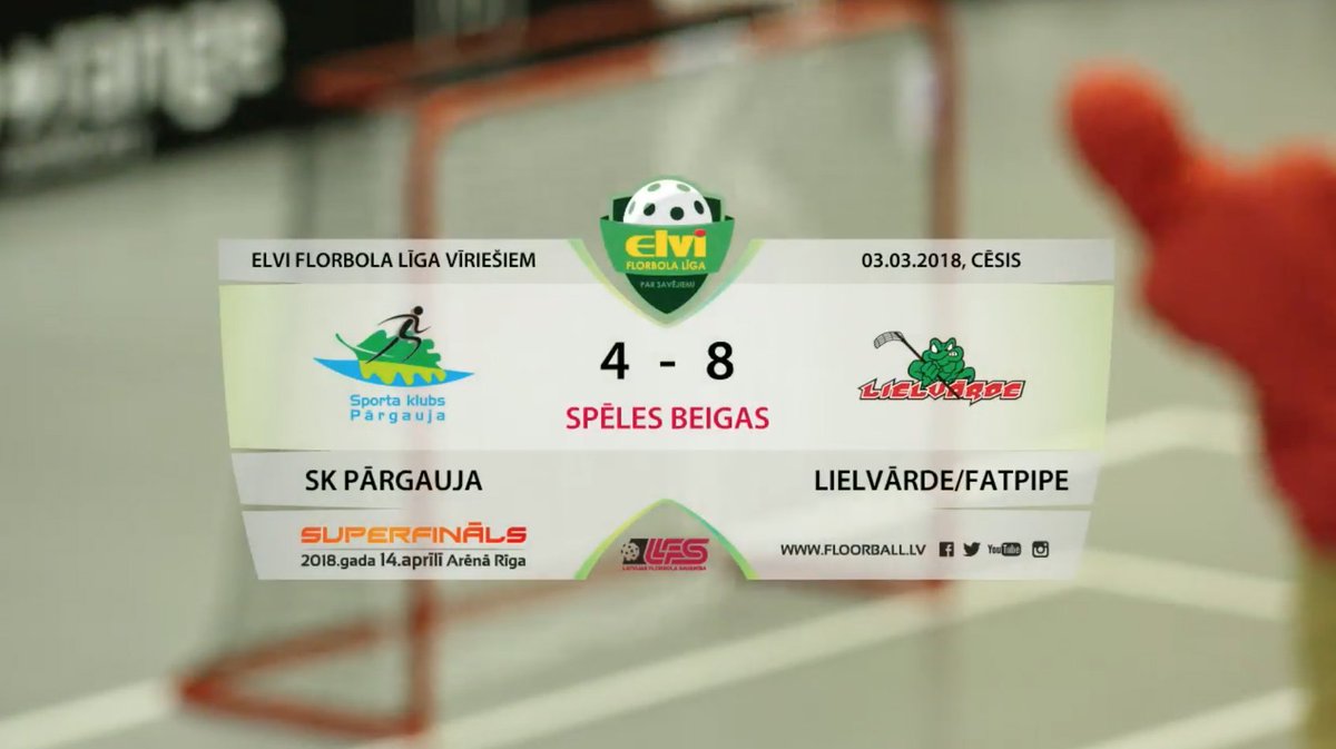 LFS_floorball's tweet photo. VIDEO > Highlights > ELVI Floorball League: @Pargauja - @FBKLielvarde (4:8) 3 Mar #florbols #floorball https://t.co/gT9rJWJyl5 https://t.co/F1ciVFKD0E