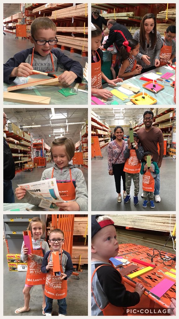 Michelle779601's tweet image. We had another fabulous kids workshop today with some special visitors!  I love working with the future of Home Depot!  #JTown #BDDSW   3042 Dollbabes!!!