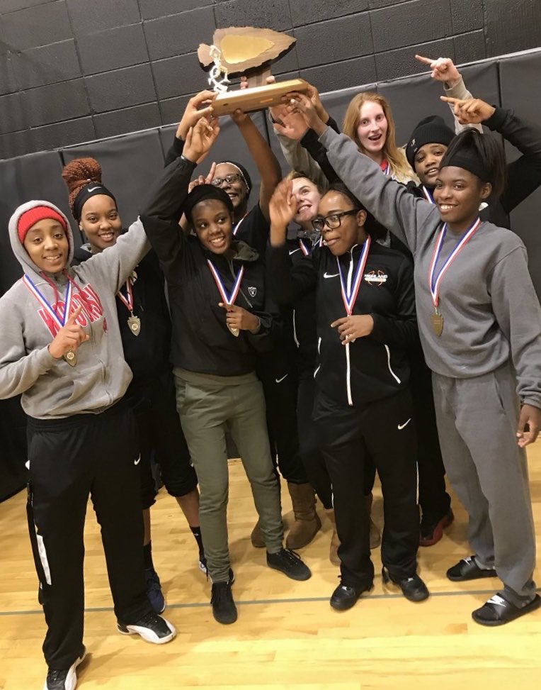 Congrats to Freshman Naomi McKenzie who makes Region IV All-First Team and wins Conference Championship with <a href="/HCCCougars/">Highland Cougars</a> 🏆 

Season averaging:
12.1 PPG, 3.0 RPG on 47.3 FG% 
#ShesGotNext