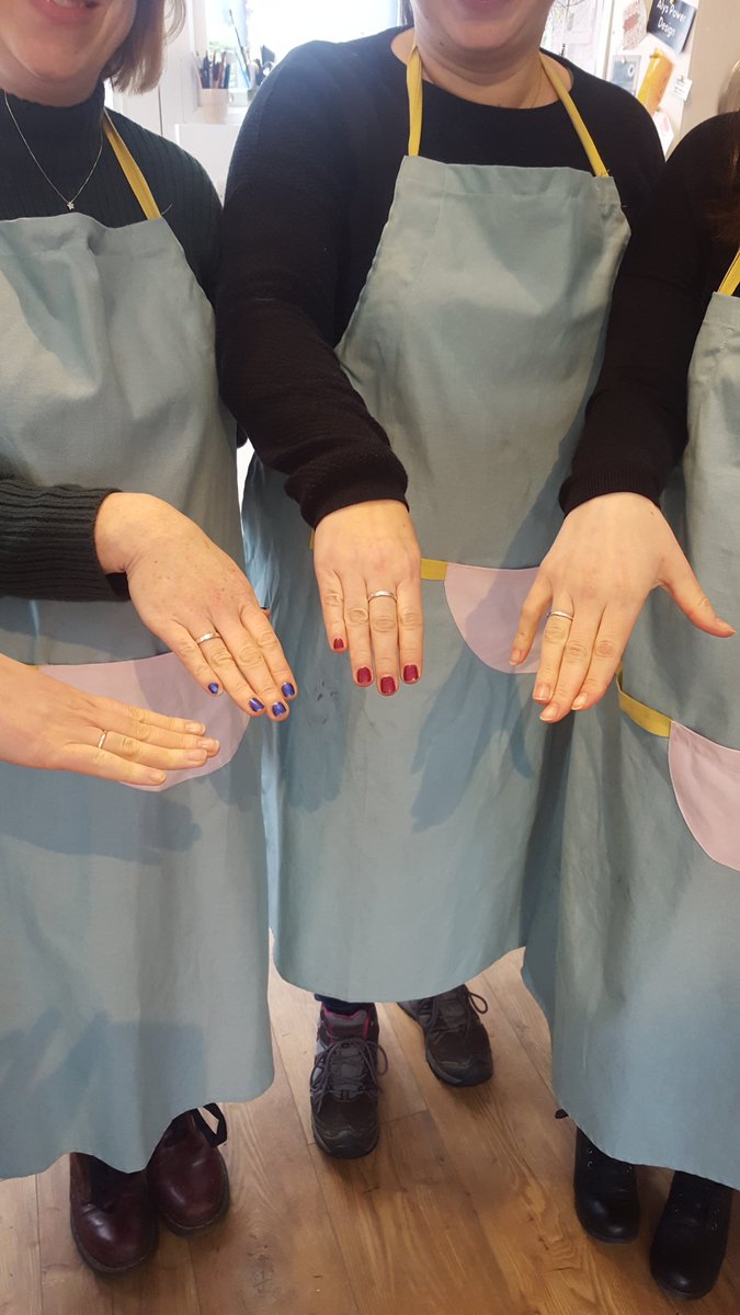alyspowerdesign's tweet photo. Four beautiful ladies with four beautiful hand made silver rings made at a workshop with me this morning. I have the best job ever. #Nottingham #madeinnottingham #jewelleryclass #creativesaturday https://t.co/VVFDZPj88R