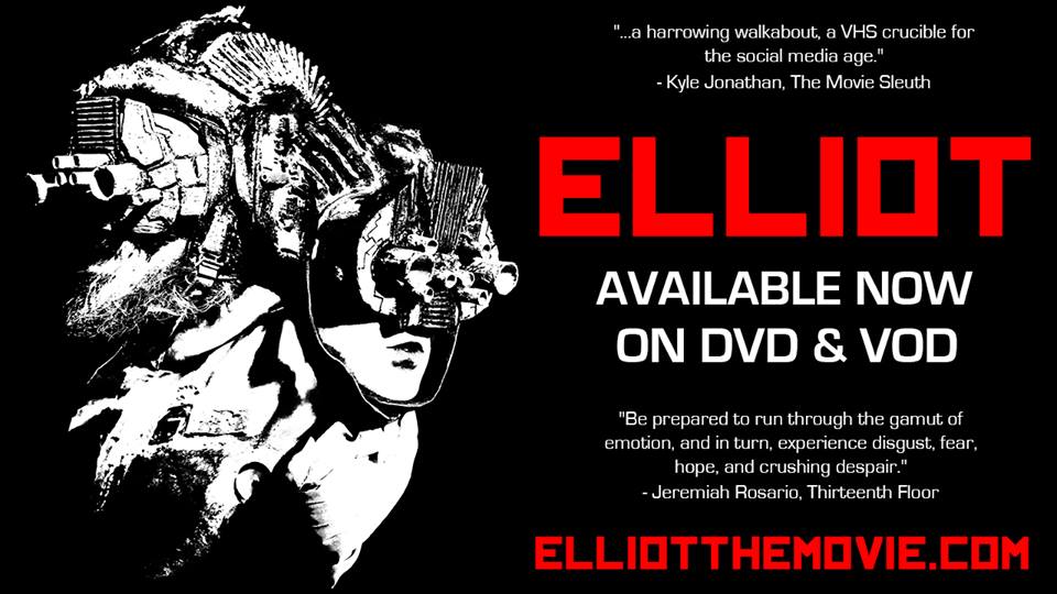 ELLIOT is now available on DVD as well as VOD & are in the STORE section of our website! Tees & pins on sale too! elliotthemovie.com/S-T-O-R-E #elliotthemovie #dvdrelease #vodrelease #scifi #fantasy #horror #cyberhorror #diyfilm #indiefilm #indiehorror #promotehorror #supporthorror